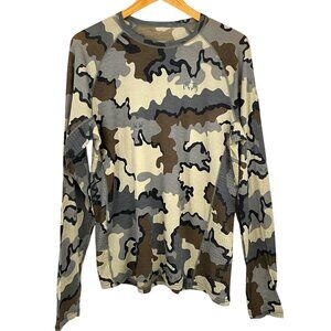 KUIU ULTRA Merino 120 Crew-T Shirt Mens Medium Camo Nuyarn Merino Wool Hunting